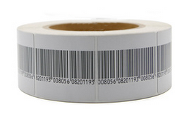 Etykiety zabezpieczające do bramek RF 4x4cm